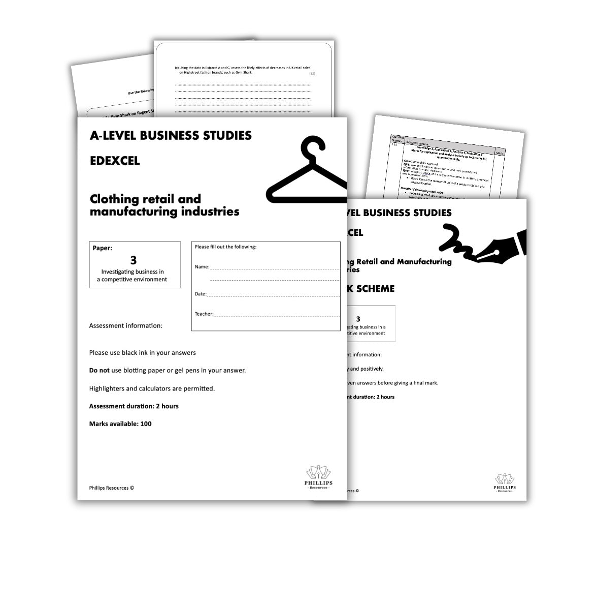 A-Level business edexcel 2024 paper 3 practice paper