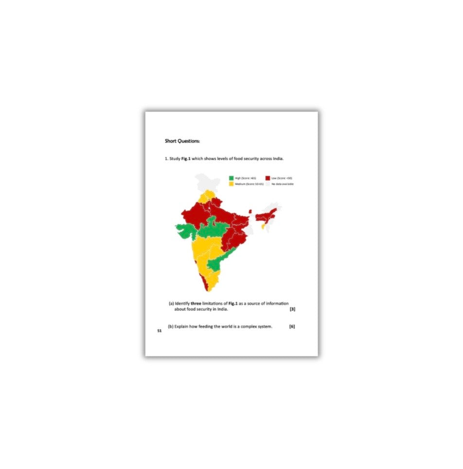 A-Level Geography OCR Practice Questions