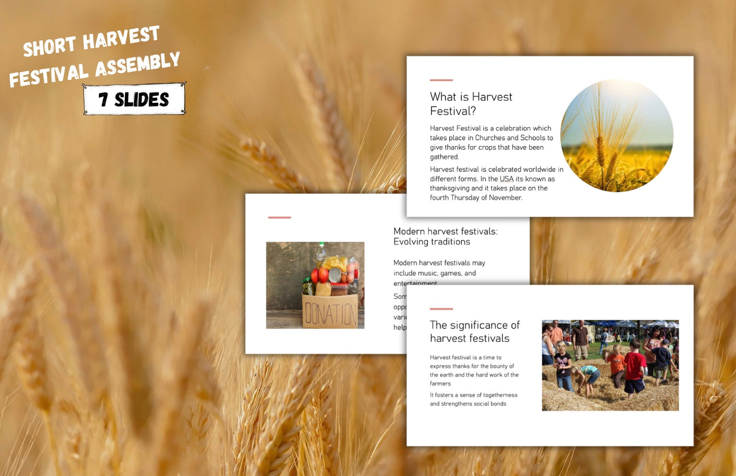 Short Harvest Festival Assembly