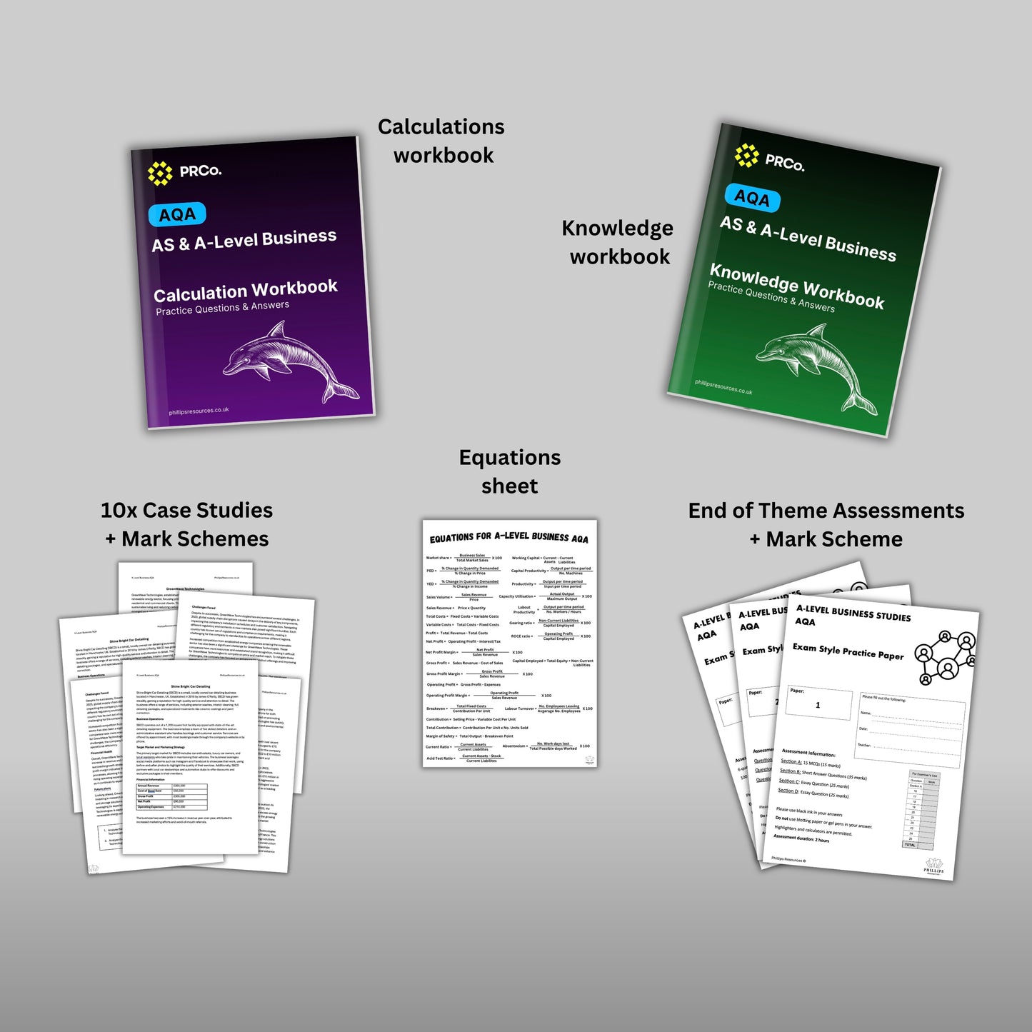 A-Level Business AQA FULL Revision Bundle