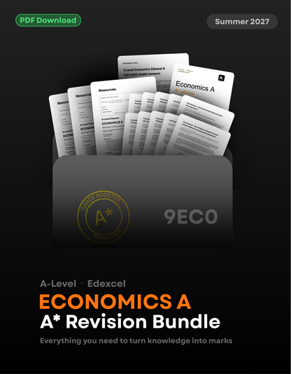 A-Level Economics A Edexcel A* Revision Bundle for 2027