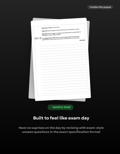 A-Level Geography AQA Predicted Papers for 2027