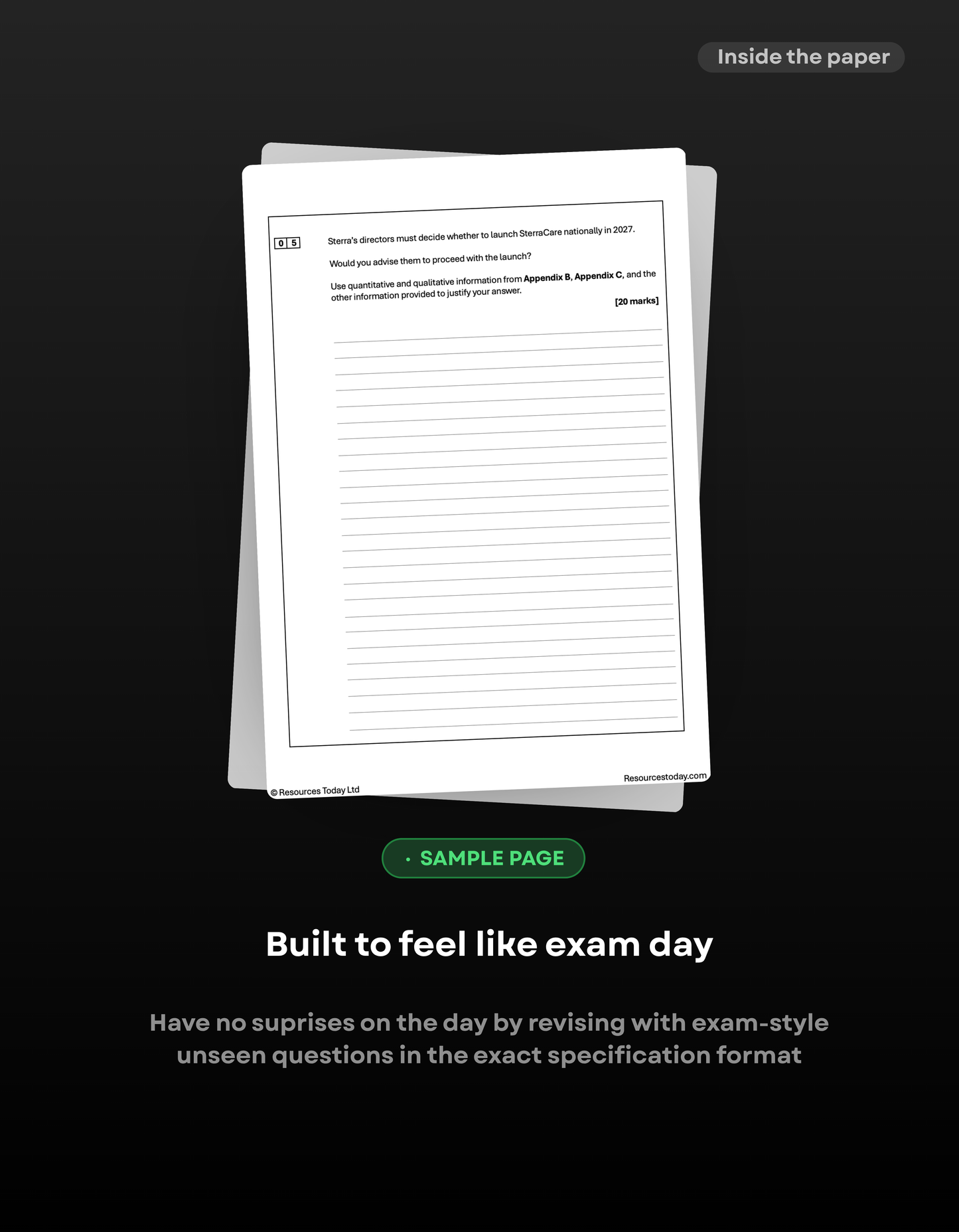 A-Level Business AQA Predicted Paper 3 2027