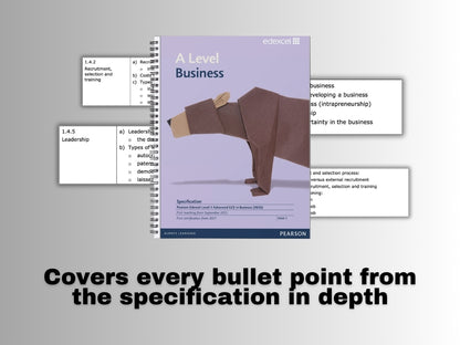 Theme 1 Lessons for A-Level Business Edexcel