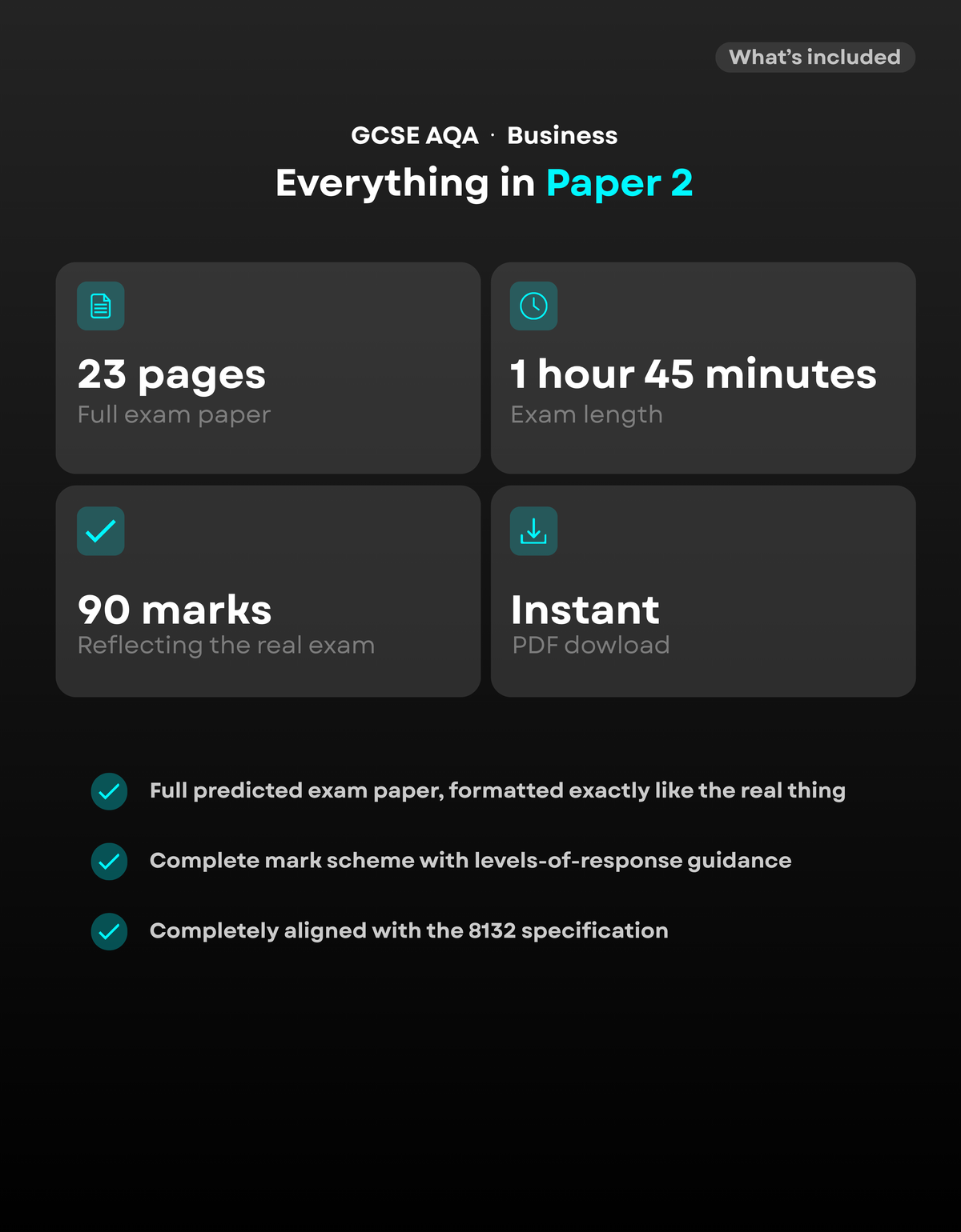 GCSE Business AQA Predicted Paper 2 2027