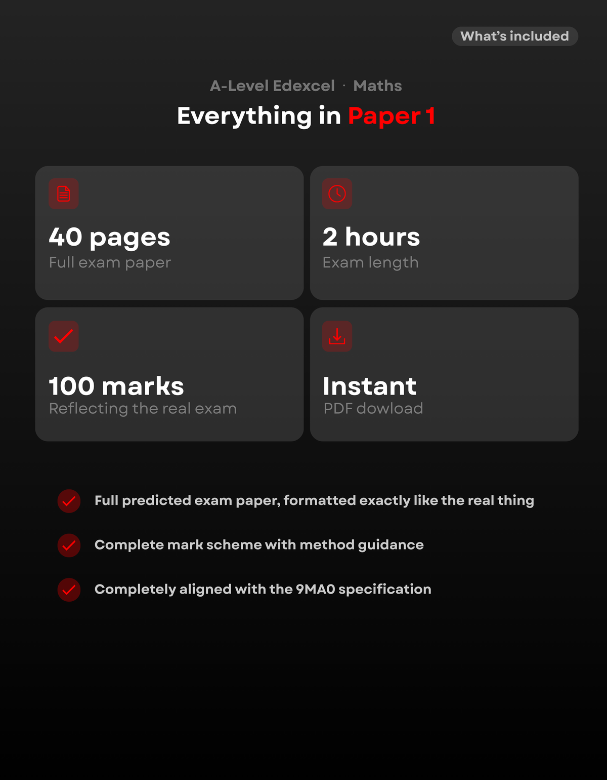 A-Level Maths Edexcel Predicted Paper 1 2027
