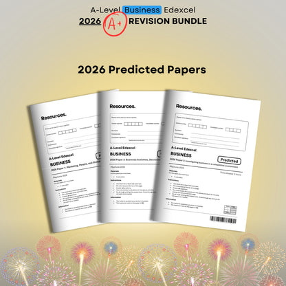 A-level Business Edexcel 2026 A* Revision Bundle