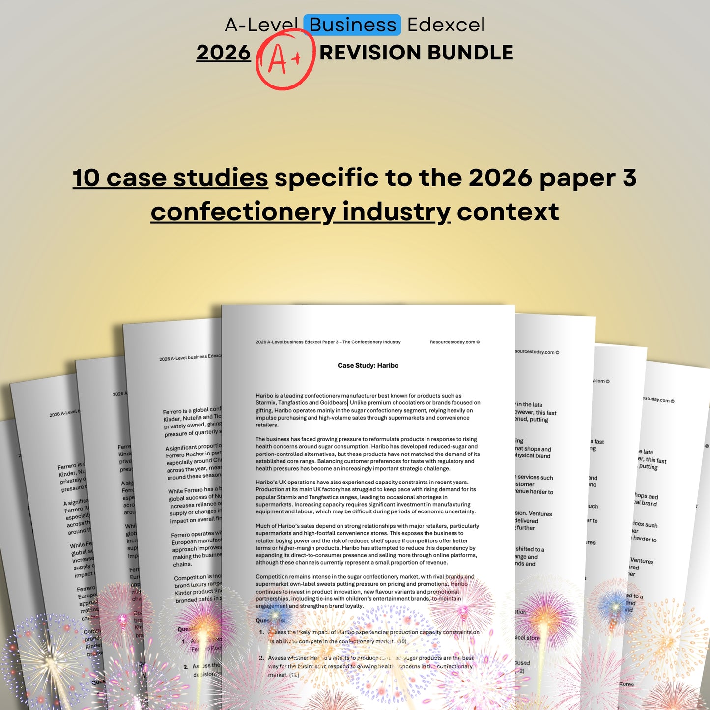 A-level Business Edexcel 2026 A* Revision Bundle