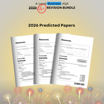 A-Level Business AQA 2026 A* Revision Bundle