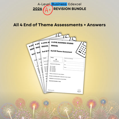 A-level Business Edexcel 2026 A* Revision Bundle