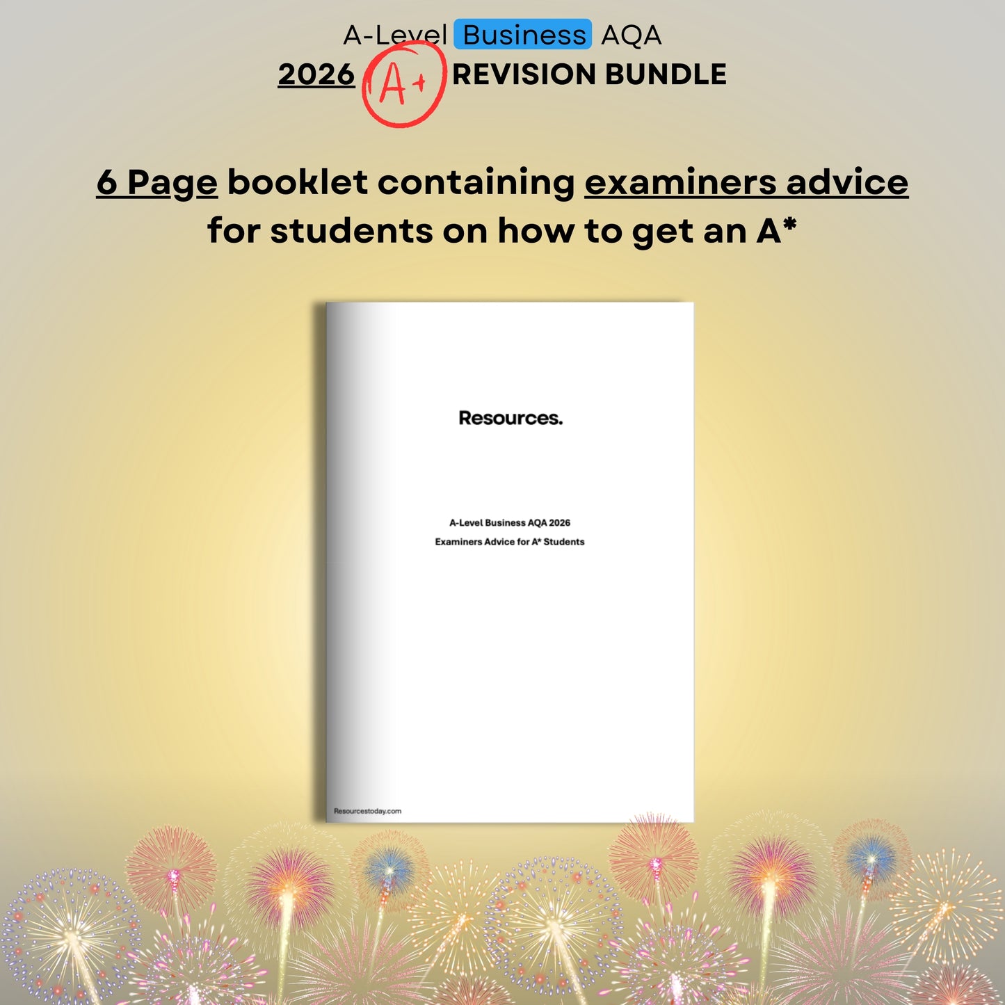 A-Level Business AQA 2026 A* Revision Bundle