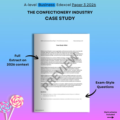 KitKat Confectionery Industry Case Study: Edexcel Business Paper 3 2026