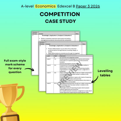 Apple Competition Case Study: Edexcel B Economics Paper 3 2026