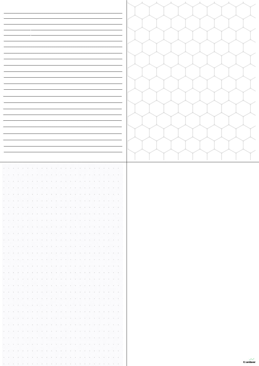 Chemistry Revision paper