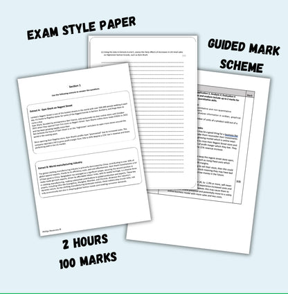 A-Level business edexcel 2024 paper 3 practice paper