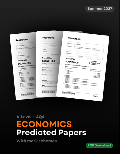 A-Level Economics AQA Predicted Papers for 2027