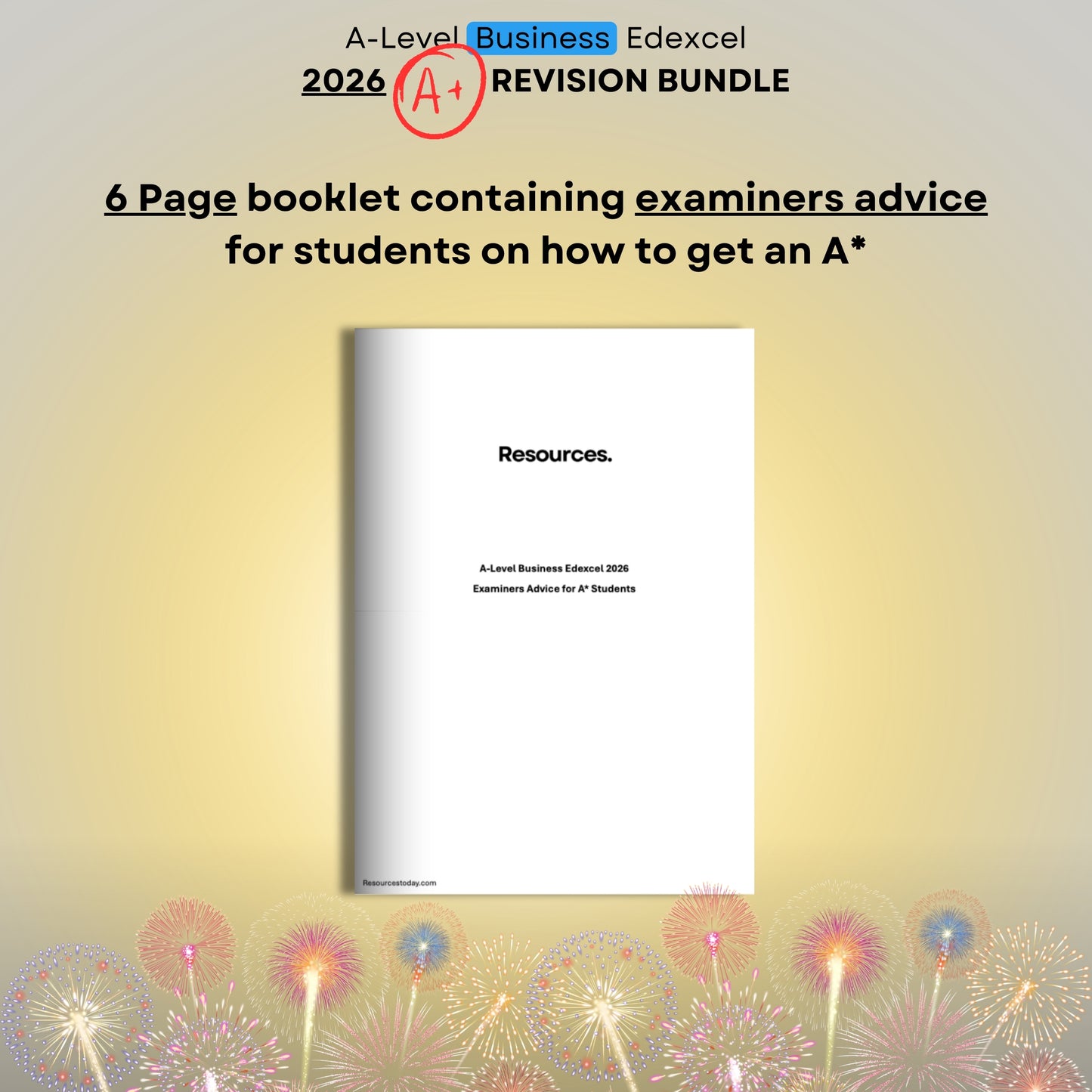 A-level Business Edexcel 2026 A* Revision Bundle