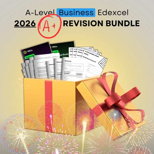 A-level Business Edexcel 2026 A* Revision Bundle